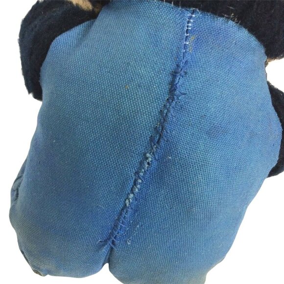 Vintage Mickey Mouse Plush Toy 16 inch Blue Jumpsuit By Walt Disney Productions - Picture 5 of 9